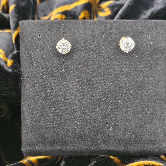 Jewelry - 2.00 cttw Lady's 14K Yellow Gold Diamond Stud Earrings